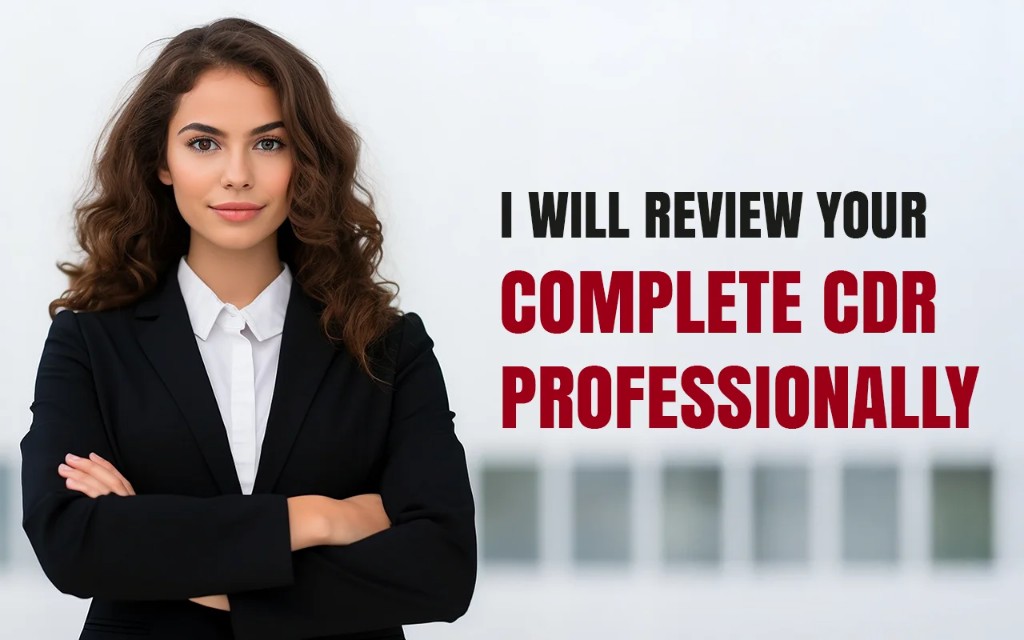 I Will Review Your Complete CDR Professionally — image 1