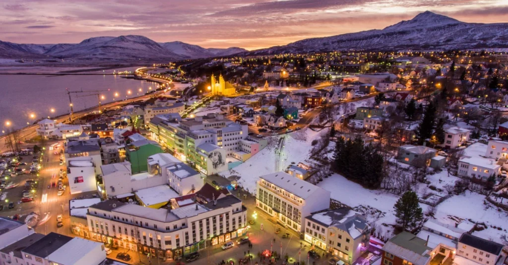 Akureyri in Iceland visaboards