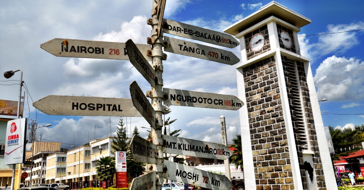 Arusha in Tanzania visaboards