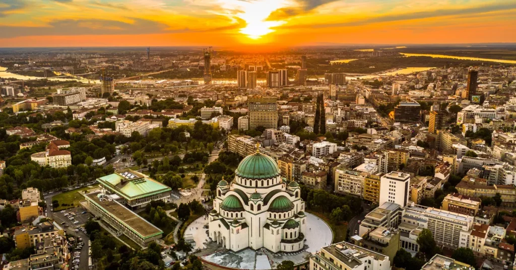 Belgrade in Serbia visaboards