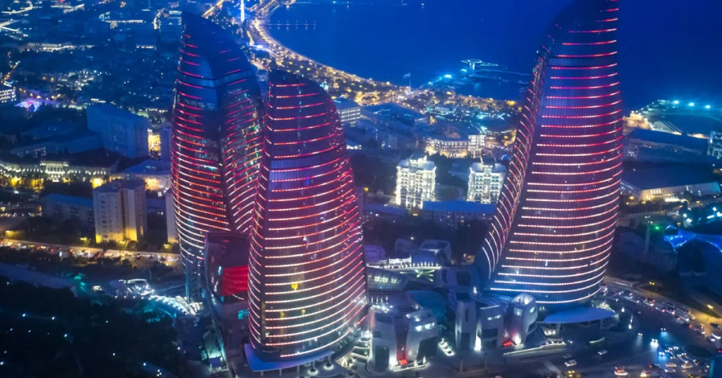 Fairmont Baku, Flame Towers, Baku Azerbaijan visaboards