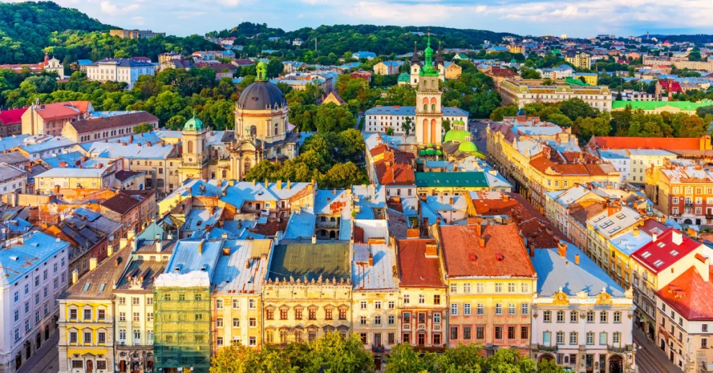 Lviv in Ukraine visaboards