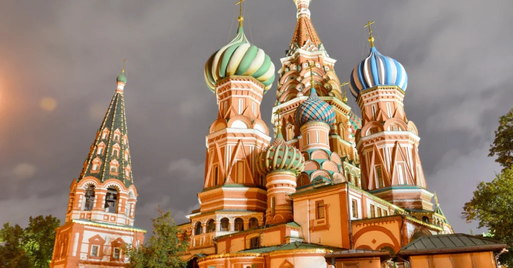 Moscow in Russia visaboards