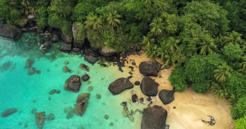 Praia Banana (Príncipe) in São Tomé and Príncipe visaboards