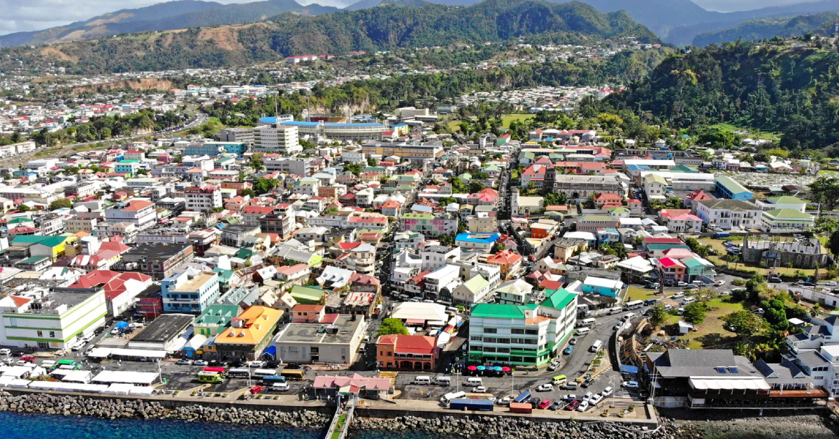 Roseau in Dominica visaboards