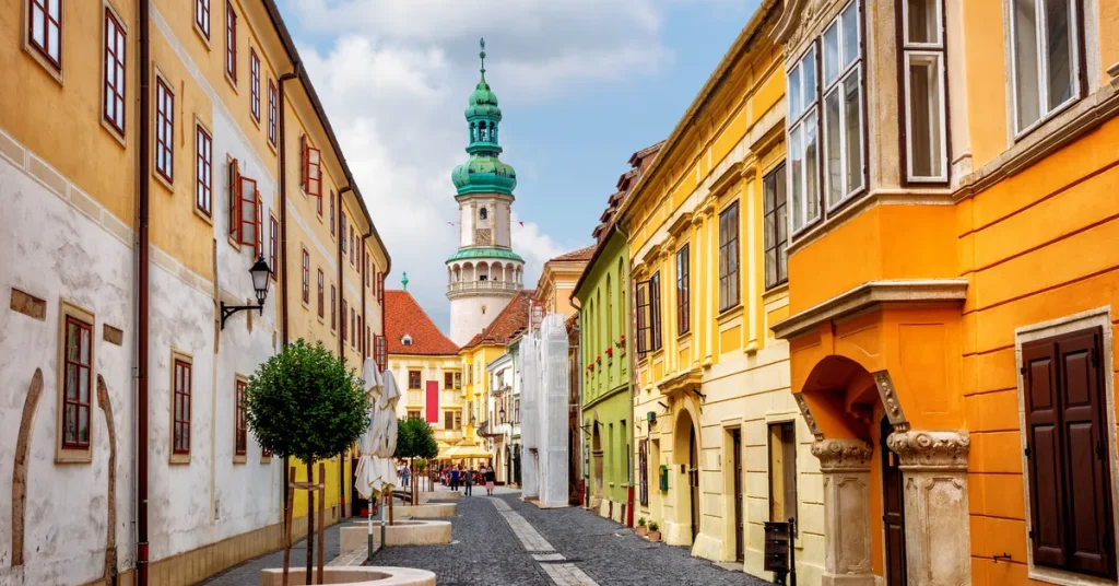 Sopron in Hungary visabooards